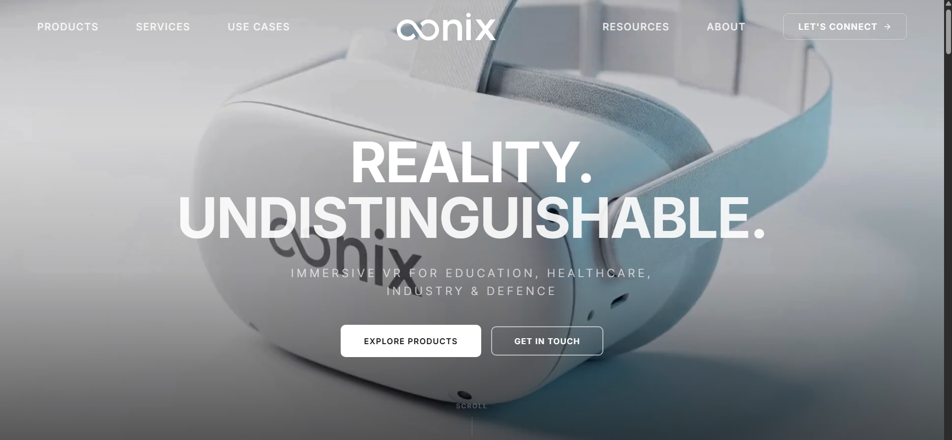 Aonix website preview